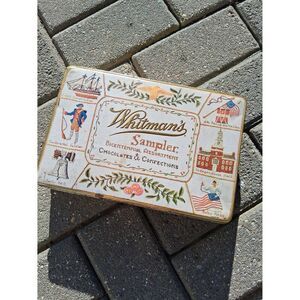 Vintage 1976 Whitman's Sampler Bicentennial Tin Container Collectors